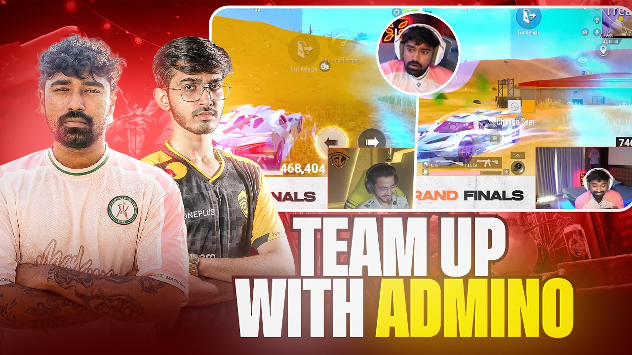 BHAICHARA ON TOP WITH @ADMINO Gaming | TEAM UP IN TOURNAMENT | FUN HIGHLIGHTS !!