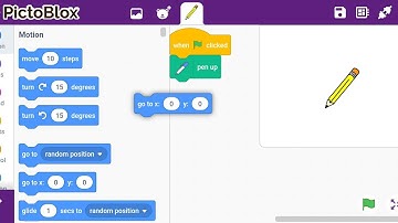 How to make a square in Pictoblox/Scratch