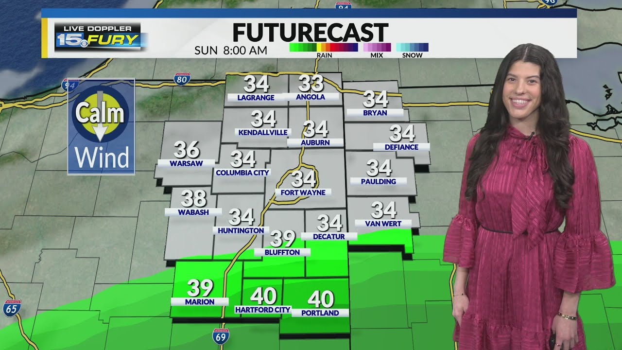 Patchy fog reduces visibility early Sunday - YouTube