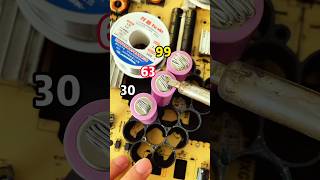 How to soldering lithium battery easily? 💯 #soldering #satisfying #diyelectronics #soldetingiron