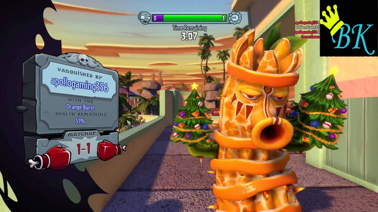 Plants Vs Zombies Garden Warfare Multiplayer First Victory!!!! - YouTube