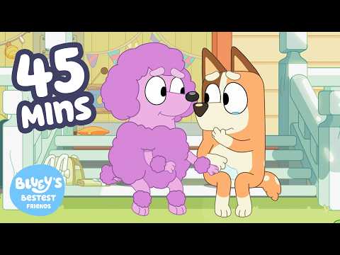You're Doing Great! 💙 | Supporting Friends For 45 Mins | Bluey Bestest Friends Official Channel