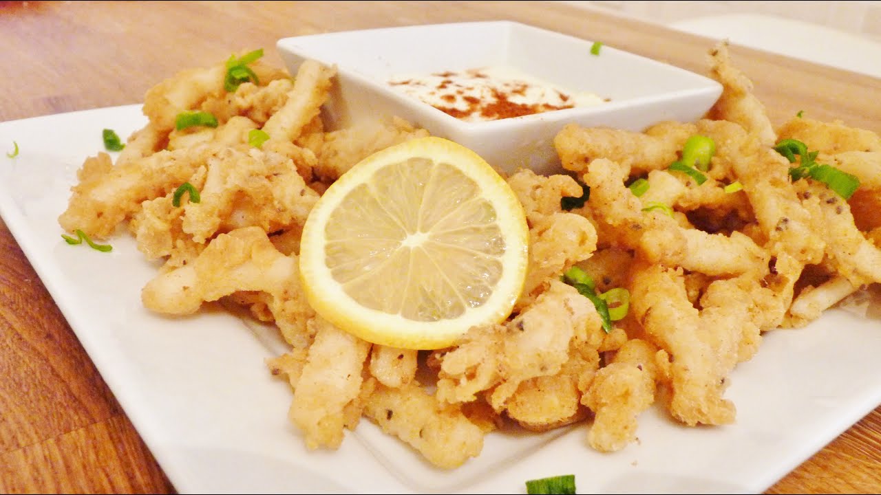 Episode 60 Deep Fried Calamari with Lemon Mayonnaise 🦑 YouTube