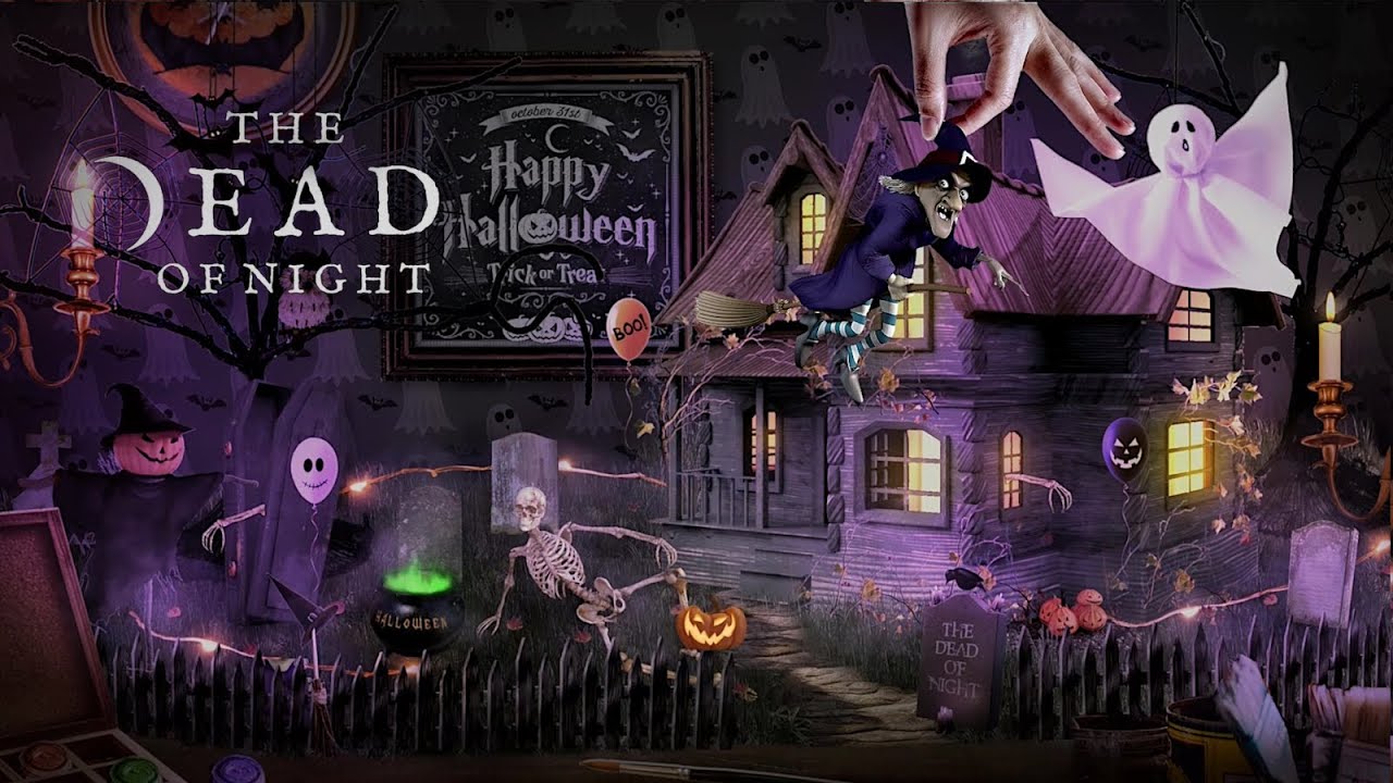 Halloween diorama ambience happy halloween spooky halloween