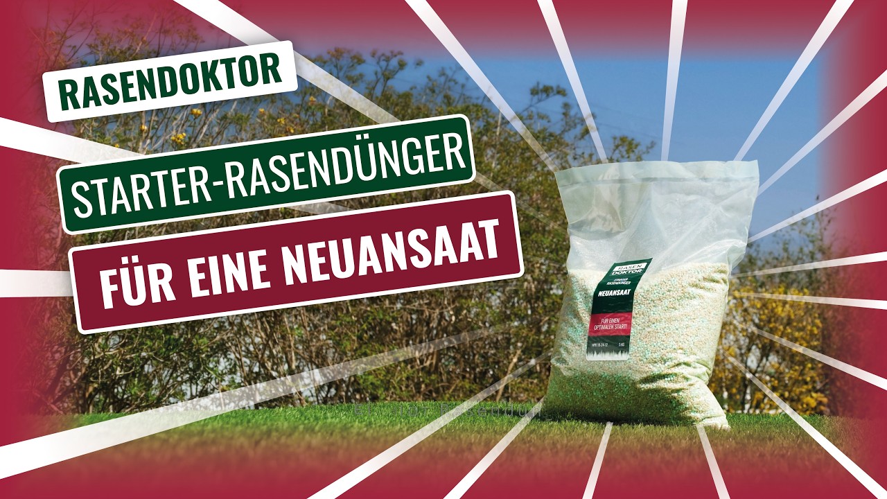 Starter Rasendnger fr Neuansaat - Rasendoktor