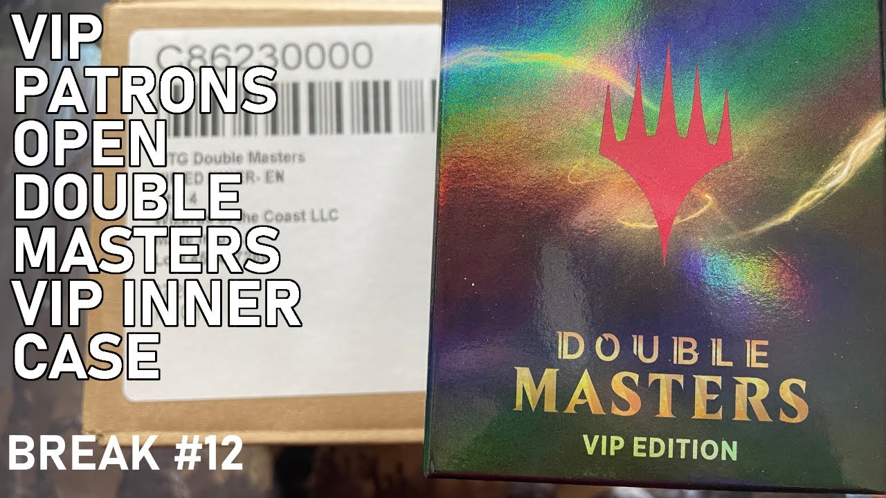 DOUBLE MASTERS VIP Inner Case Opening! High Roller Patrons 🔥 YouTube