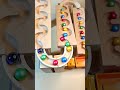 Snake-Line Marble Run in Wood | Satisfying Spins 🐍🌊 #MarbleRun #OddlySatisfying