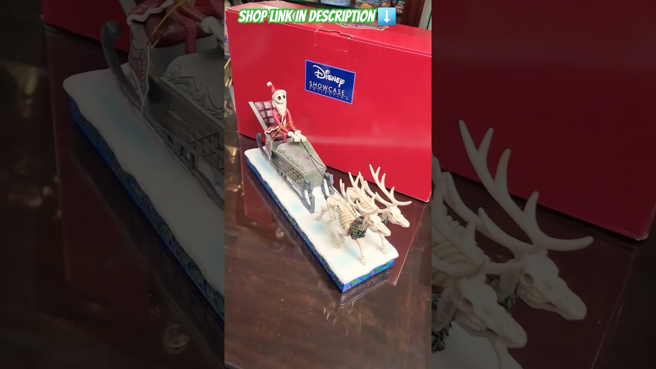 🎄🎃 New 🎅 Santa Jack on Sled By: Jim Shore 