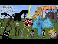 Trevor Henderson Creatures VS Naruto Shippuden (Can Cartoon Cat take a RASENGAN??) Minecraft PE