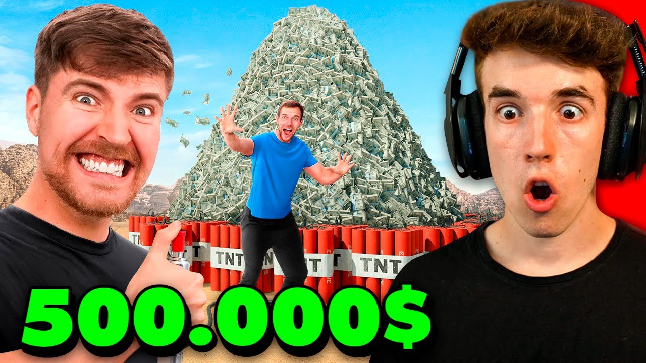 ¡SI PROTEGES 500.000$ TE LOS QUEDAS! | REACCIONANDO a MRBEAST