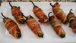 Jalapeños Rellenos de Jaiba, Receta super facil y riquisima, aperitivo perfecto!