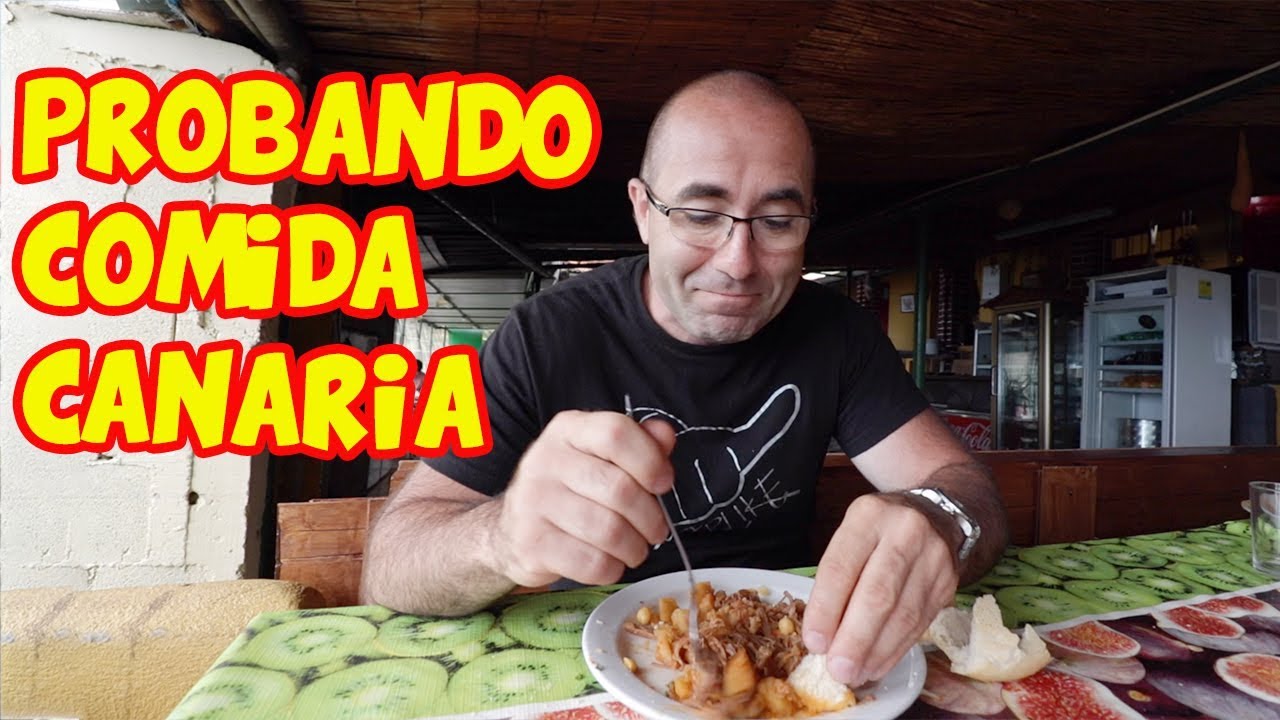 Probando COMIDA CANARIA 2019