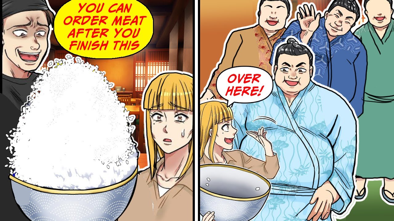 The all-you-can-eat barbecue restaurant said that I can only eat meat after I finish 7 lbs of rice
