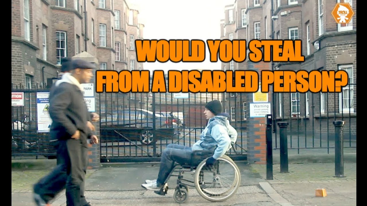 would-you-steal-from-a-disabled-person-youtube