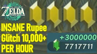 INSANE Zelda Tears of the Kingdom Rupee farm glitch, 10,000+ PER HOUR money farm