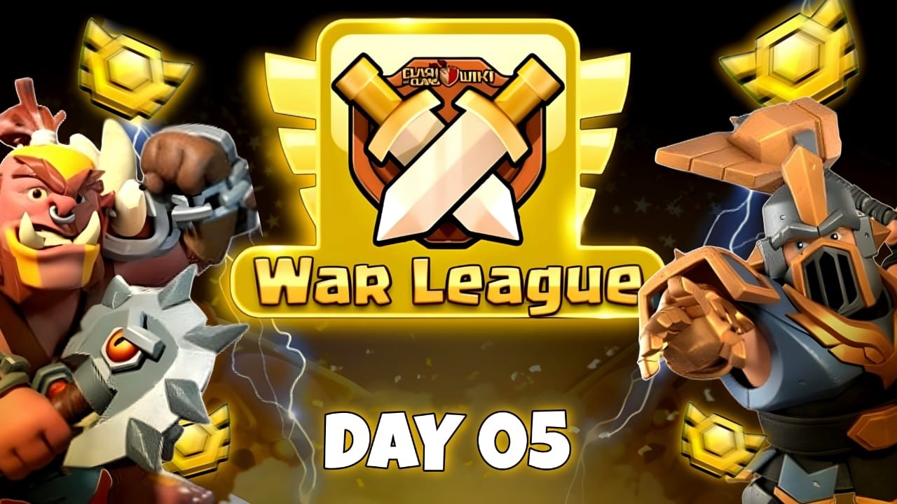 Clan War League - Day 5 | Legend Attacks | Coc Sinhala