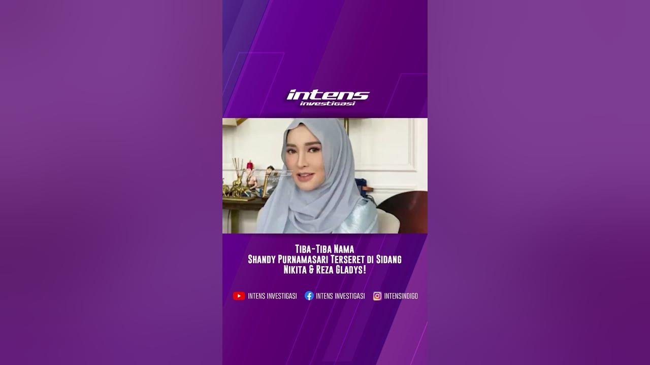 Nama Shandy Purnamasari Terseret Di Sidang Nikita & Reza Gladys #nikitamirzani #rezagladys