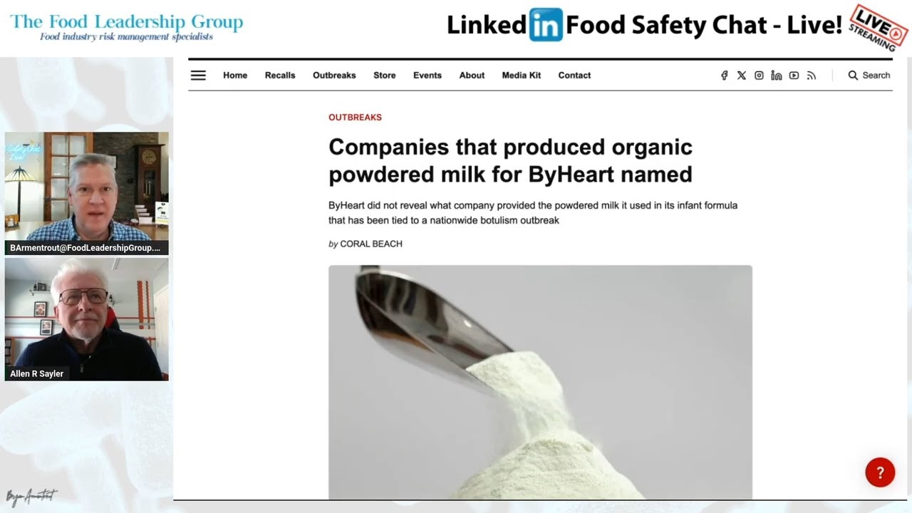 Episode 262: Food Safety Chat - Live! 021326