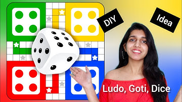 Ludo, Goti & Dice DIY Video | How to Make Ludo Game | Homemade Ludo #youtube #craft #missagrawal