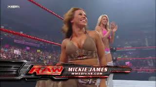 Mickie James Entrance Raw, Aug. 8, 2008