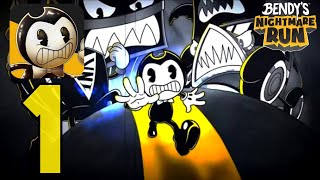 Bendy in Nightmare Run Mobile - Gameplay Walkthrough Part 1 - Bendy Walks The Plank (iOS, Android) screenshot 2