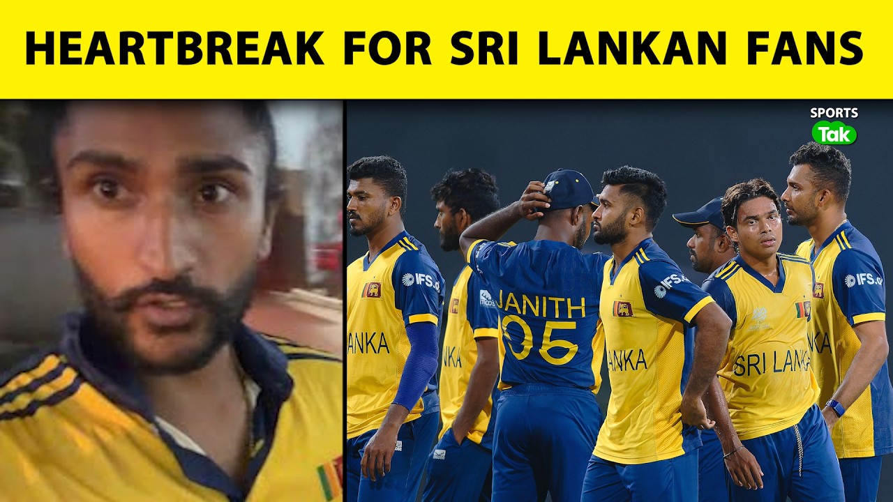 SRI LANKA T20 WORLD CUP SEMIFINAL KI RACE SE BAHAR, FANS KA DIL TOOTA