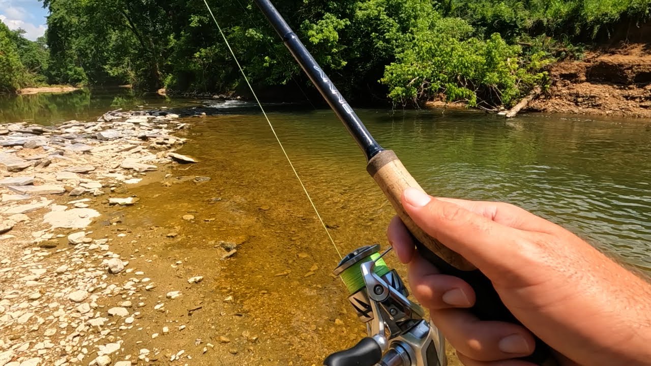 Wading a Rocky Clear Creek...