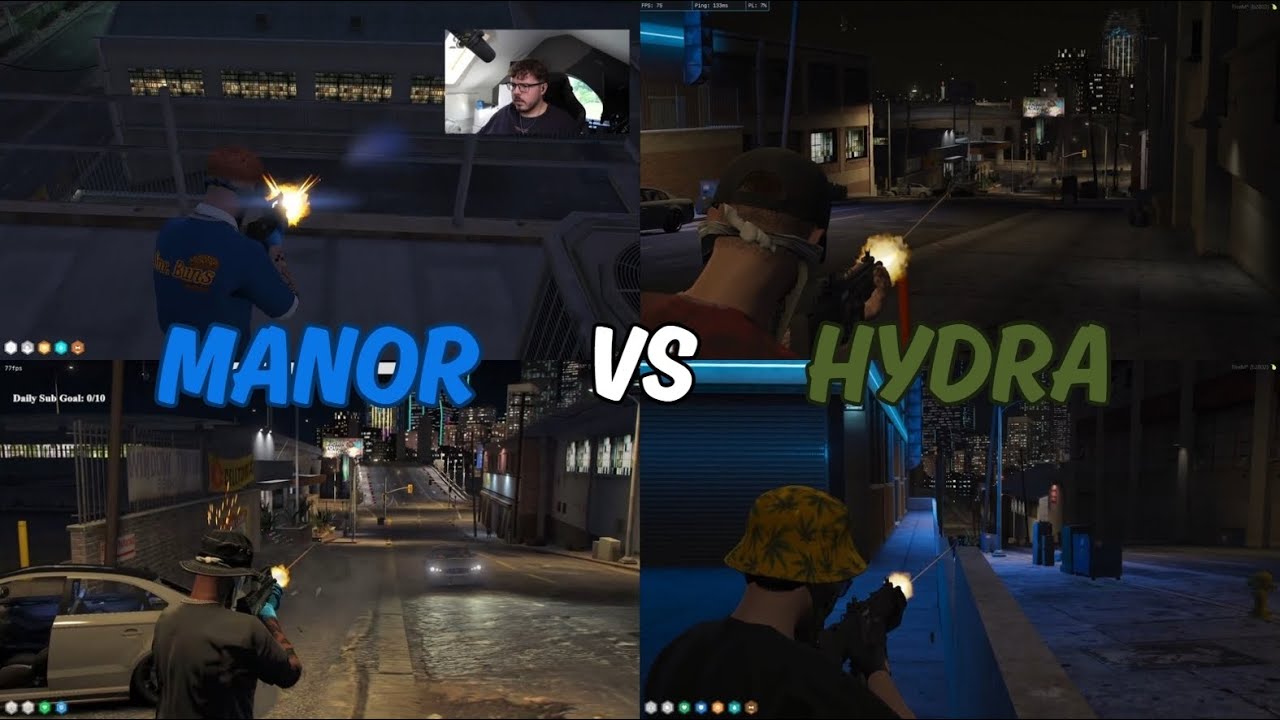 Manor vs Hydra After a Bank Truck (Cops Get Involved) | Multi POV | NoPixel 4.0 GTA RP