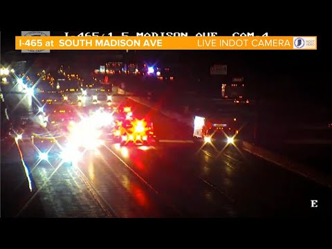 Westbound lanes of I-465 on the city's south side closed due to ...