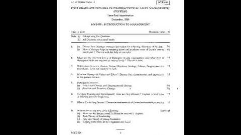 MVE 005 IGNOU December 2019 Question