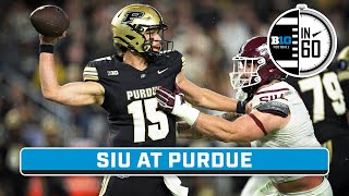 SIU at Purdue | Sept. 8, 2025 | B1G Football in 60