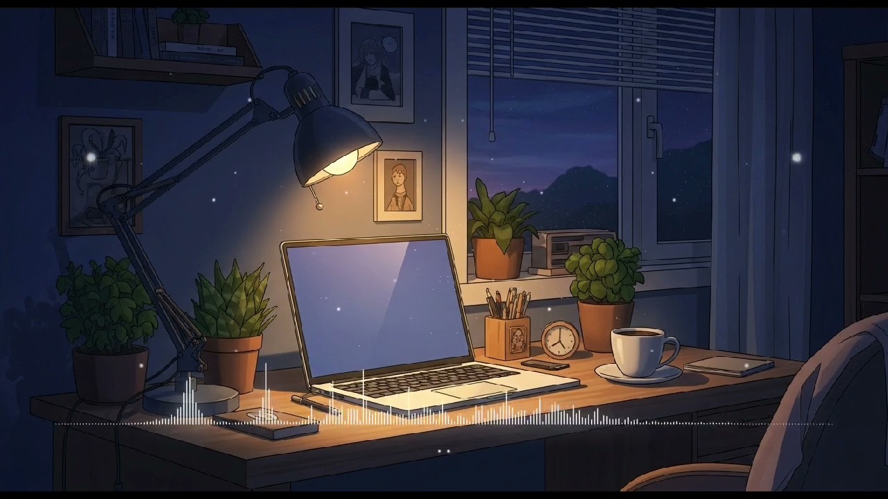 Late Night Study Lofi | Cozy Room Beats