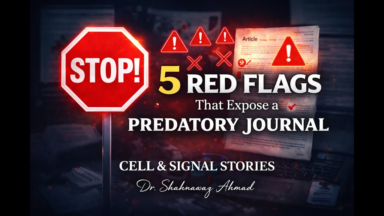 STOP! 🚫 5 Red Flags That Expose a Predatory Journal 
