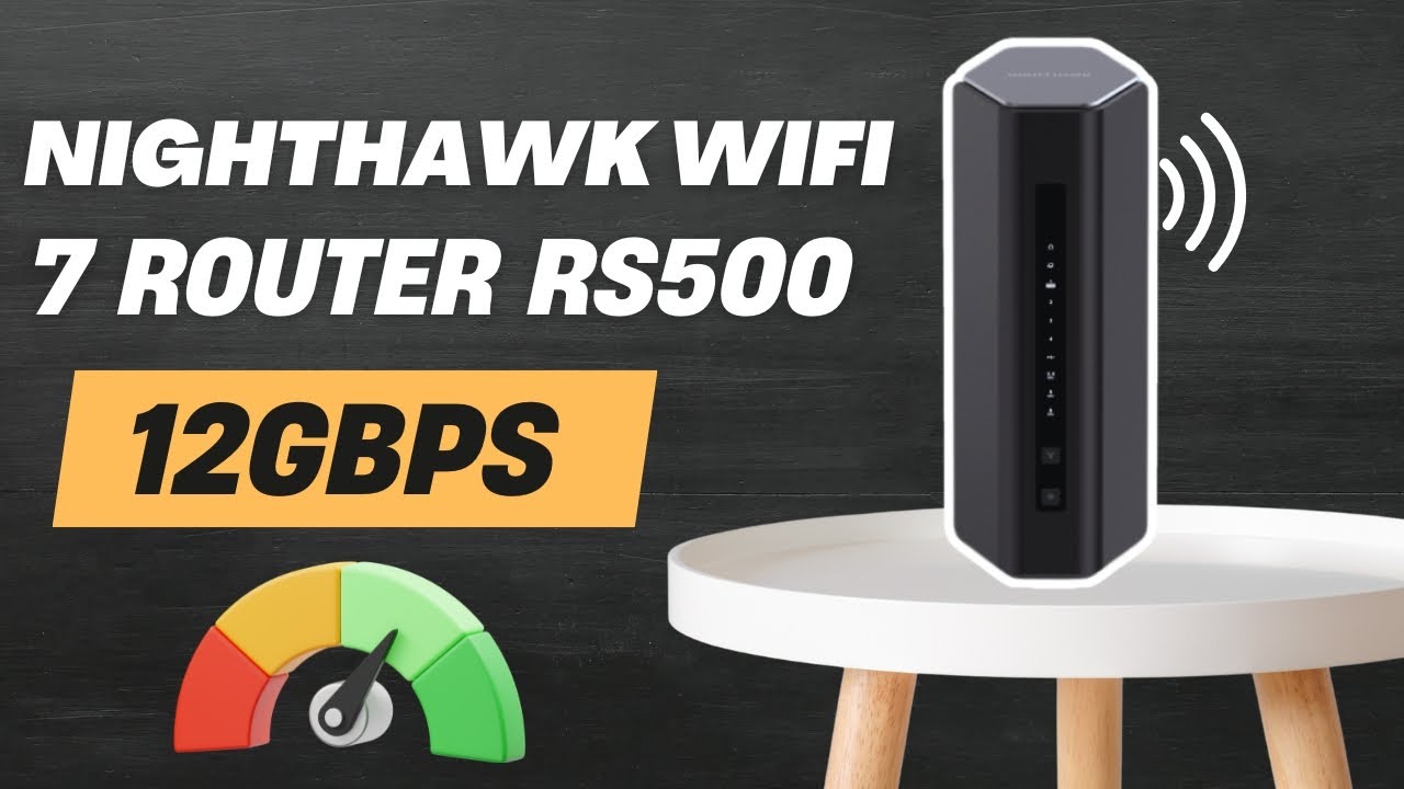 Nighthawk WiFi 7 Router RS500, 12Gbps - YouTube