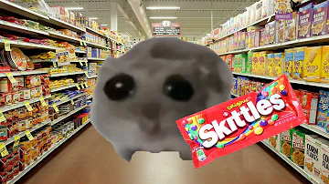 Skittles meme Sad Hamster