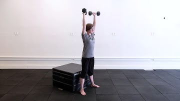 Box Squat + Overhead Press