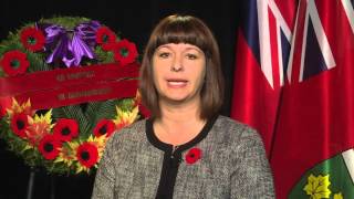 Marie -France Lalonde - Jour de Souvenir 2015