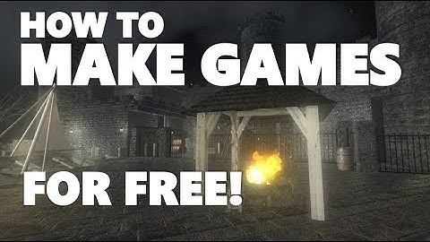 HOW TO MAKE A GAME FOR FREE - ZERO $ BUDGET!