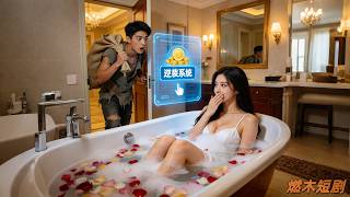 性感女總裁沐浴竟被收破爛的窮小伙撞見，本以為人生無望，不曾想小夥竟是龍王天師要負責，豪擲百億挽救她破產公司，女總裁當場脫光拉他一起洗！ #天師洗澡上門 screenshot 3