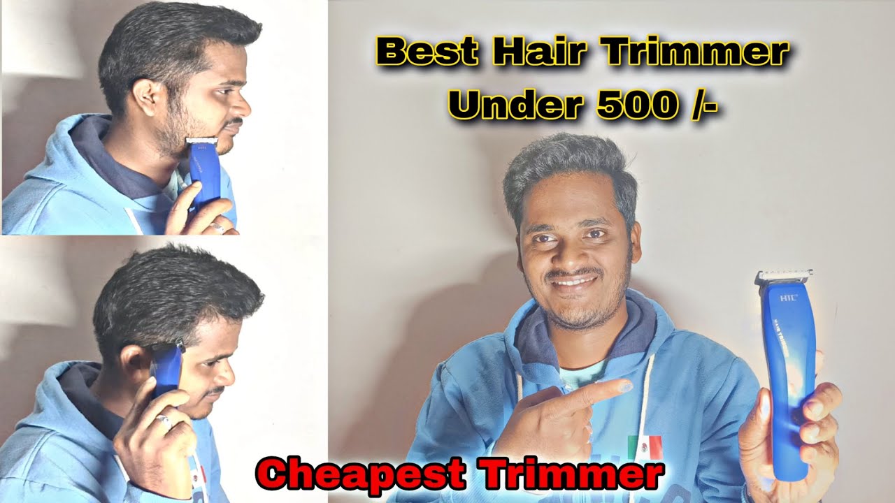 Best Hair Trimmer Unboxing And Review HTC AT528 Cheapest Trimmer 2023 Indian Youtuber