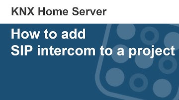 How to add SIP intercom to a project in i3 KNX?