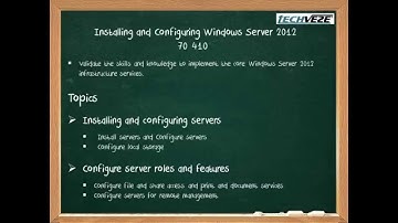70-410 Installing and Configuring Windows Server 2012
