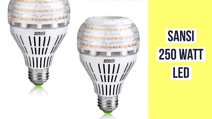 SANSI LED 250 WATT 💡 LED Security Lights💡 SANSI LED LIGHT BULB REVIEW