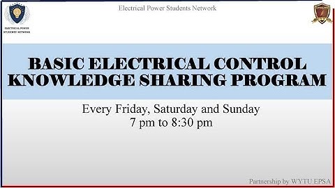 Basic Electrical Control Knowledge Sharing ( Forward and Reverse Starter)