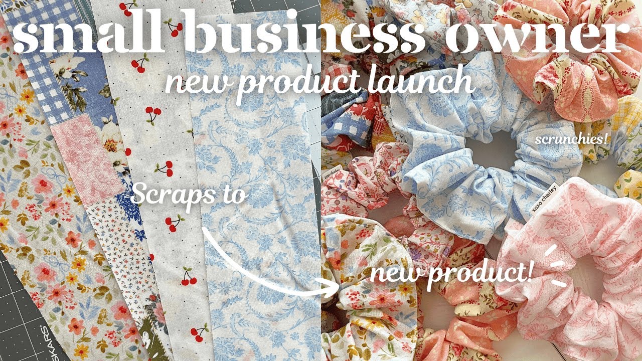 SCRAPS to BESTSELLER?!🪡⭐️ // experimenting with sewing and launching a brand new product!