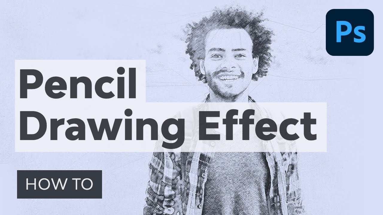 How to Create a Sketch Effect Action in Adobe Photoshop  YouTube