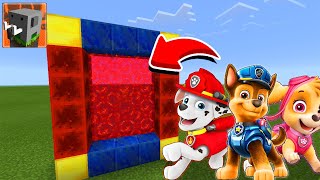 How to make a Portal to Paw Patrol Dimension in CRAFTSMAN