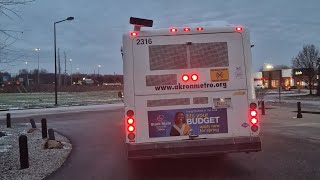 Akron Metro Rt 32 Stow-Hudson/Twinsburg #2316 2016 Gillig Low Floor CNG 40' 