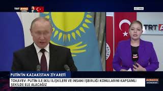 Vladimir Putin Kazakistana Resmi Ziyarette Bulunacak-Trt Avaz Avrasya Gündemi̇-08.11.2023