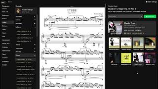 Digital Sheet Music: Cui - Prelude Op. 64 No. 17 in A-flat Major